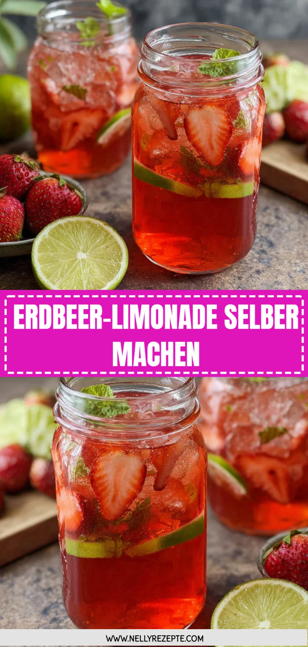 Erdbeer-Limonade selber machen