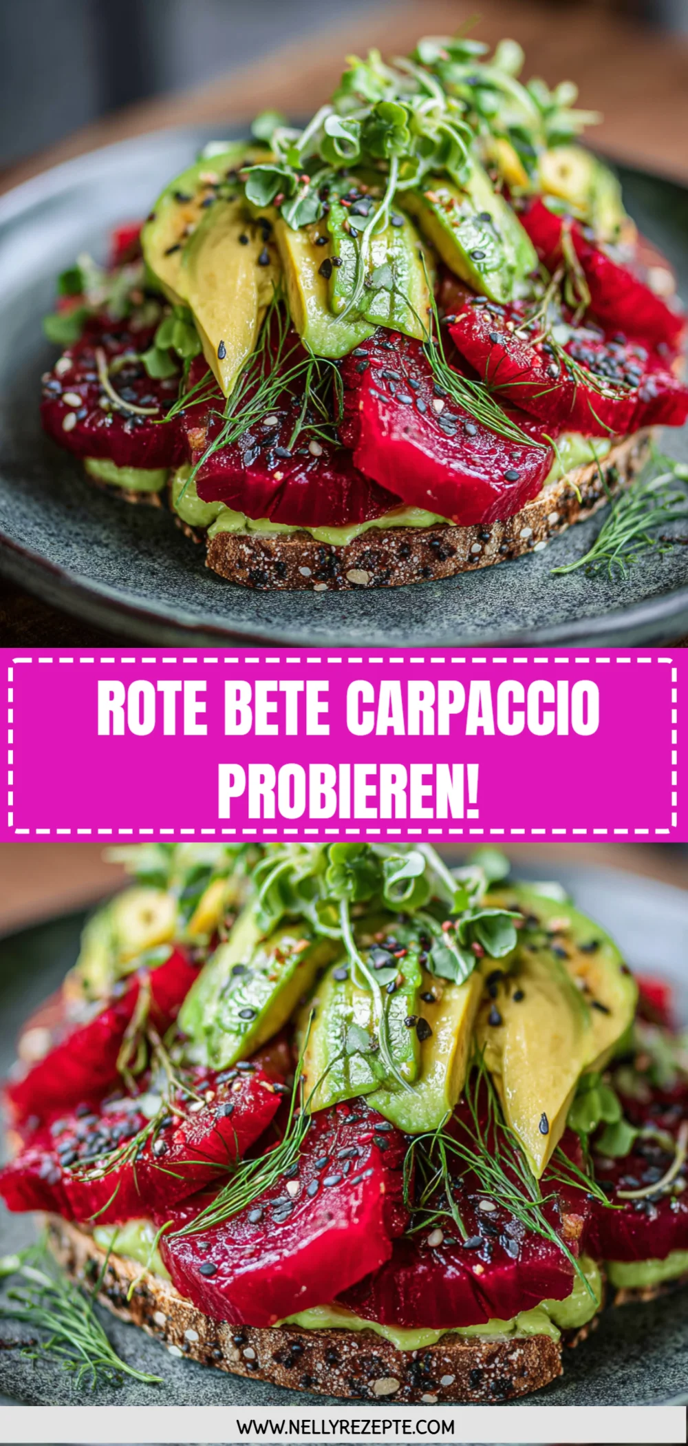 Rote Bete Carpaccio probieren!