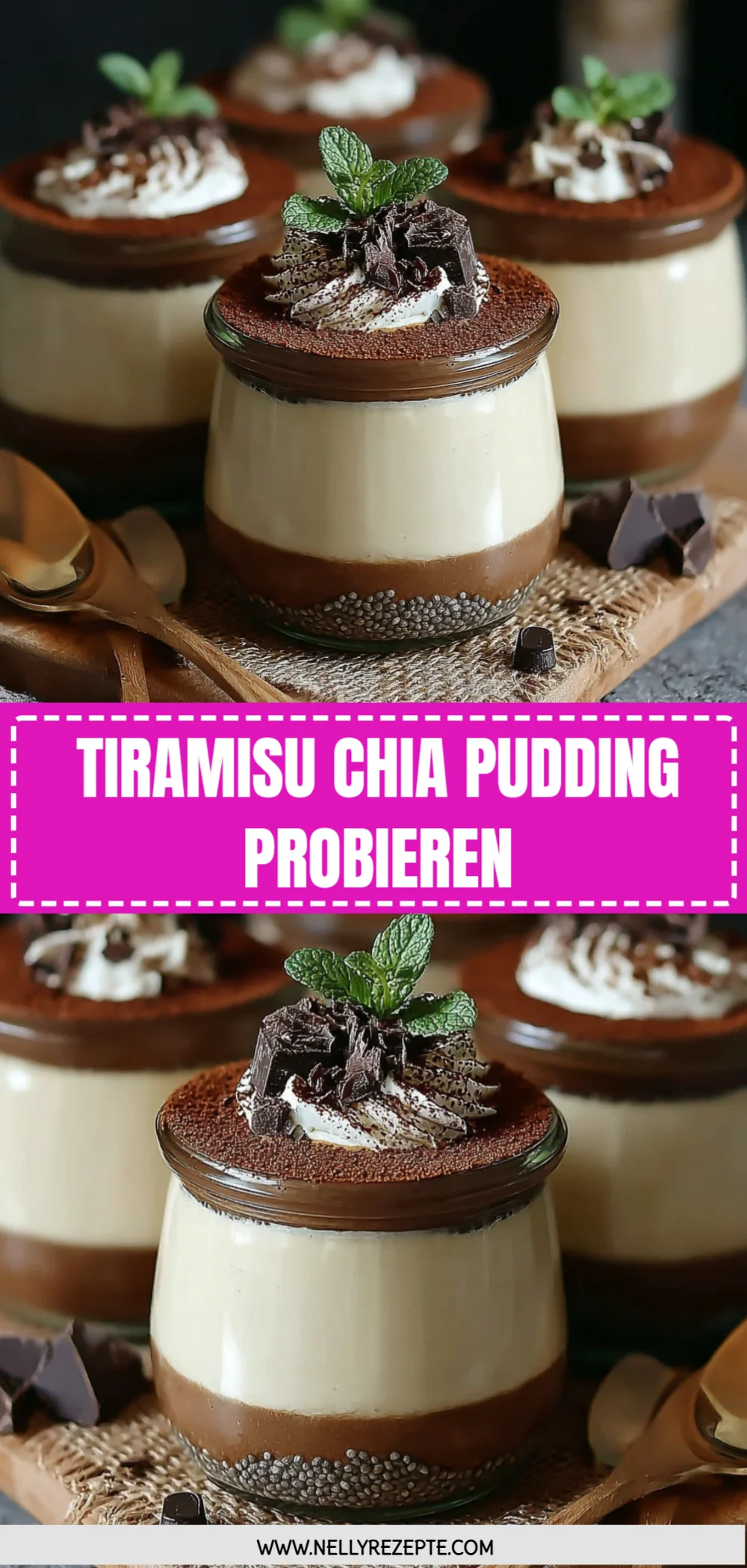 Tiramisu Chia Pudding probieren
