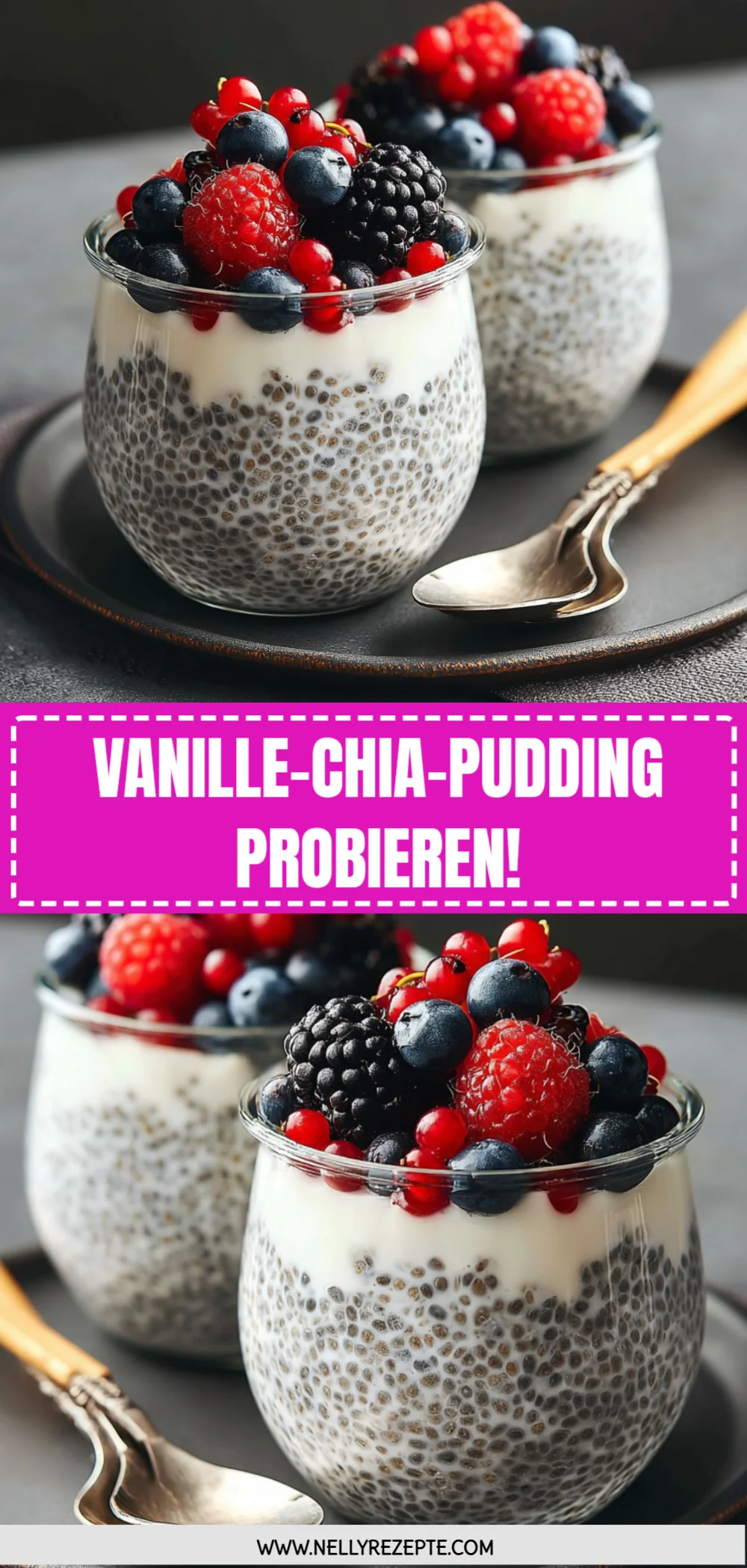 Vanille-Chia-Pudding probieren!